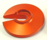 Pierścień amortyzatora tył SIMSON, MZ duży ALU pomarańczowy