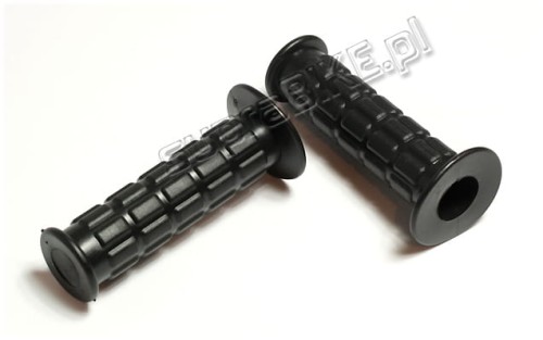 Guma kierownicy SIMSON S51, SR50 prawa + lewa czarna /PL/